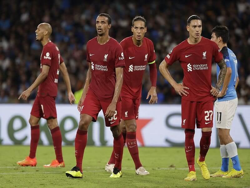 Liverpool thất bại trước Napoli tại cúp C1