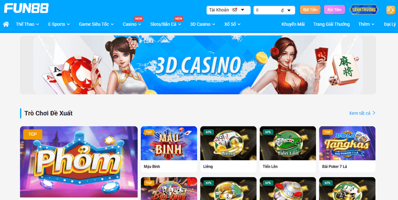 rồng hổ fun88
