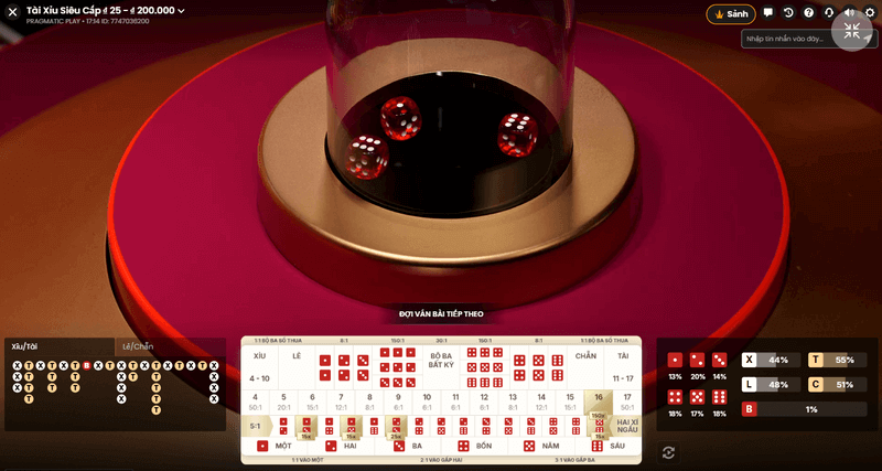 các loại cược sicbo fun88