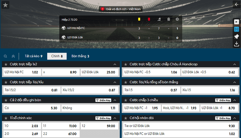 cược bóng đá fun88 trong trận