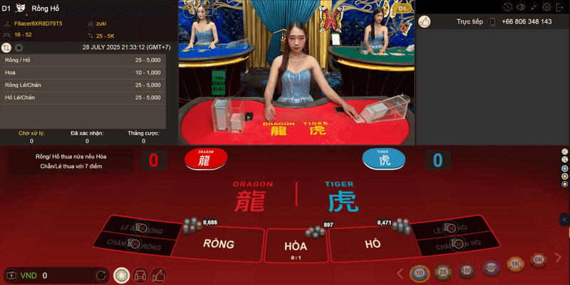 luật chơi dragon tiger fun88