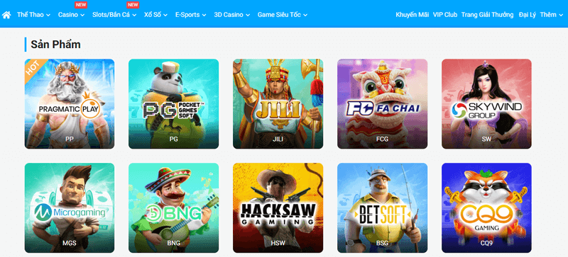 nhà cung cấp slots hàng đầu