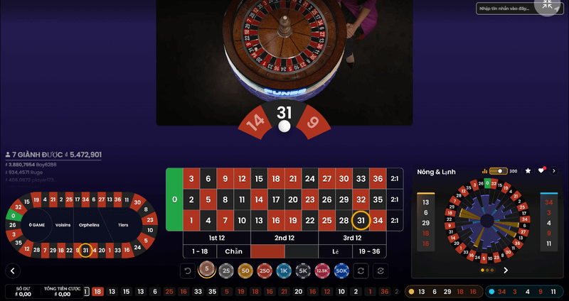 roulette FUN88 VN 2025