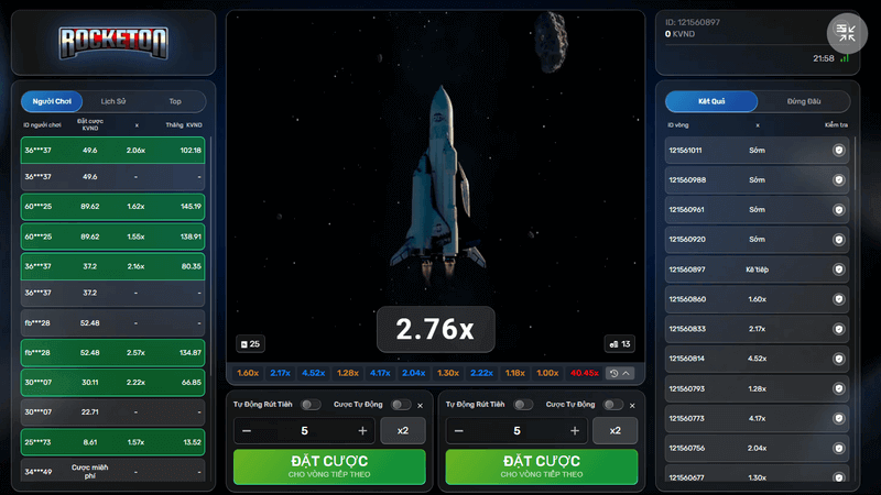 cách chơi rocketon fun88