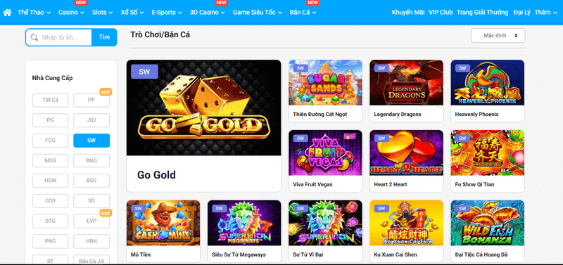 sảnh slot skywind