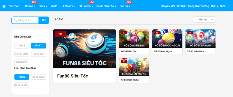 xổ số TC