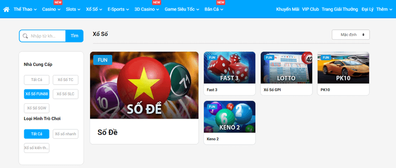 xổ số fun88