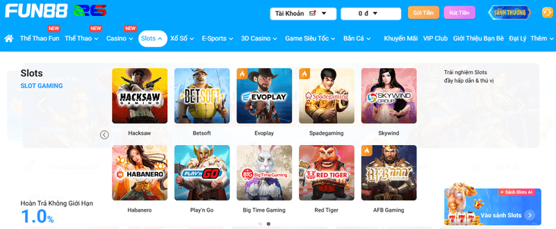 giới thiệu afb gaming trên fun88